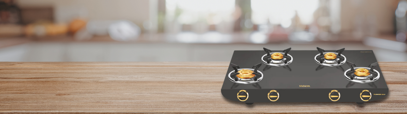 Vidiem 4 Burner Gas Stoves