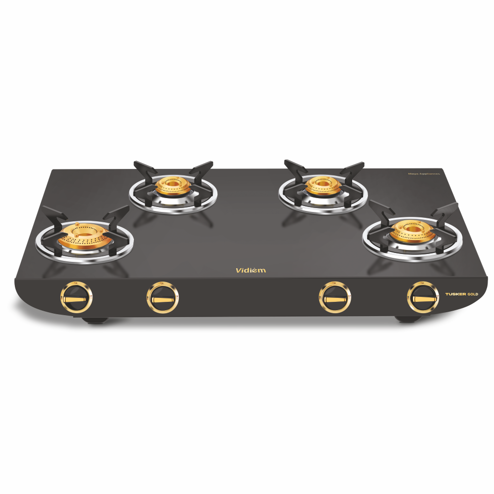 Vidiem tusker gold 4 burner gas stove
