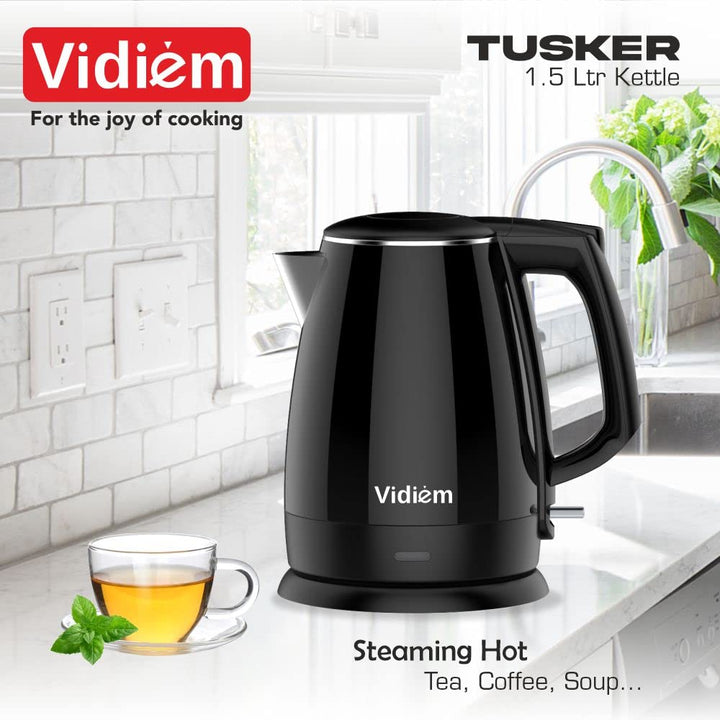 VIDIEM TUSKER - 1.5 LTR ELECTRIC KETTLE