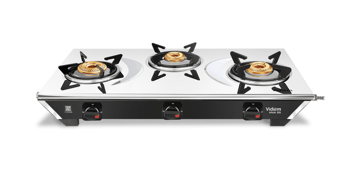 VIDIEM VIVA SS 3 BURNER GAS STOVE