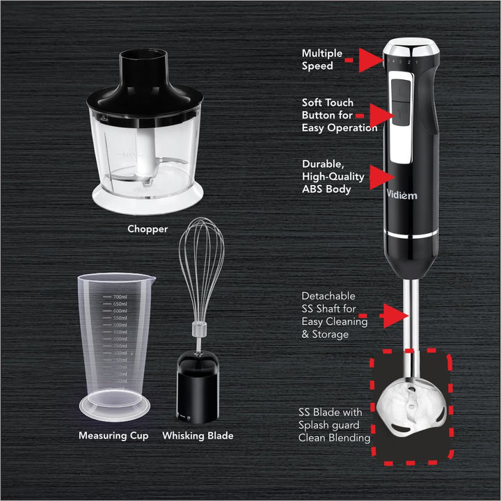 Vidiem Zap Pro 750W Hand Blender specs