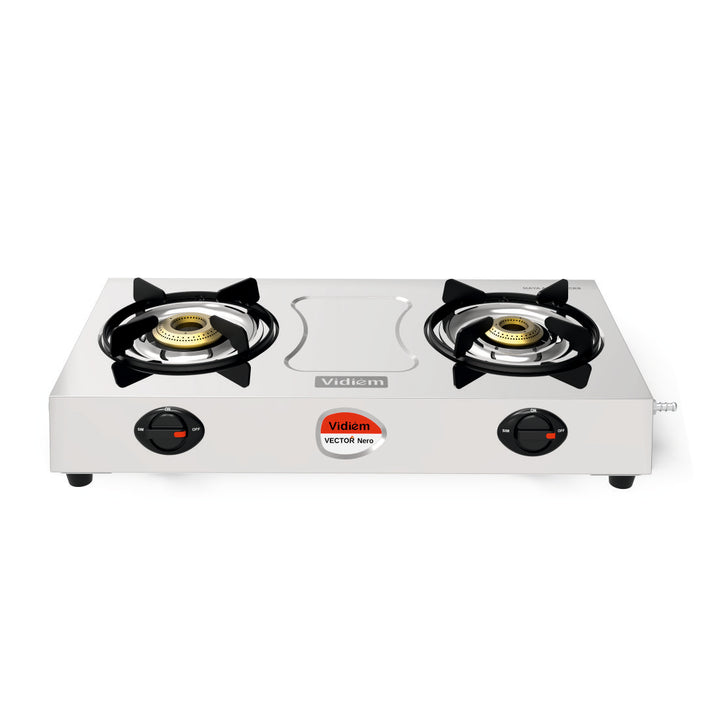 VIDIEM VECTOR NERO 2 BURNER GAS STOVE
