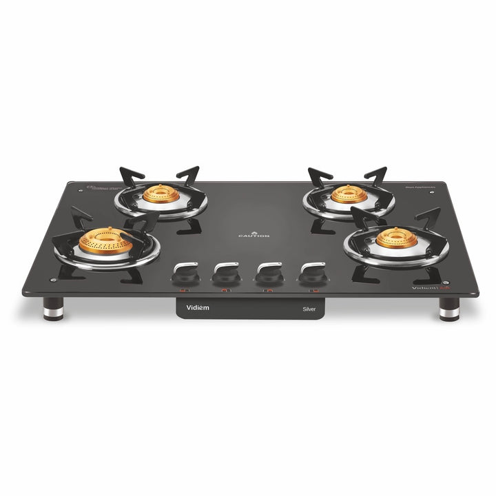 Vidiem Air silver 4 Burner Gas Stove