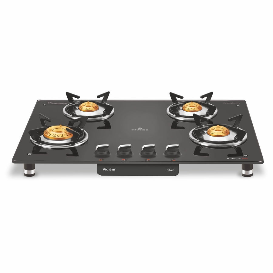 Vidiem Air silver 4 Burner Gas Stove