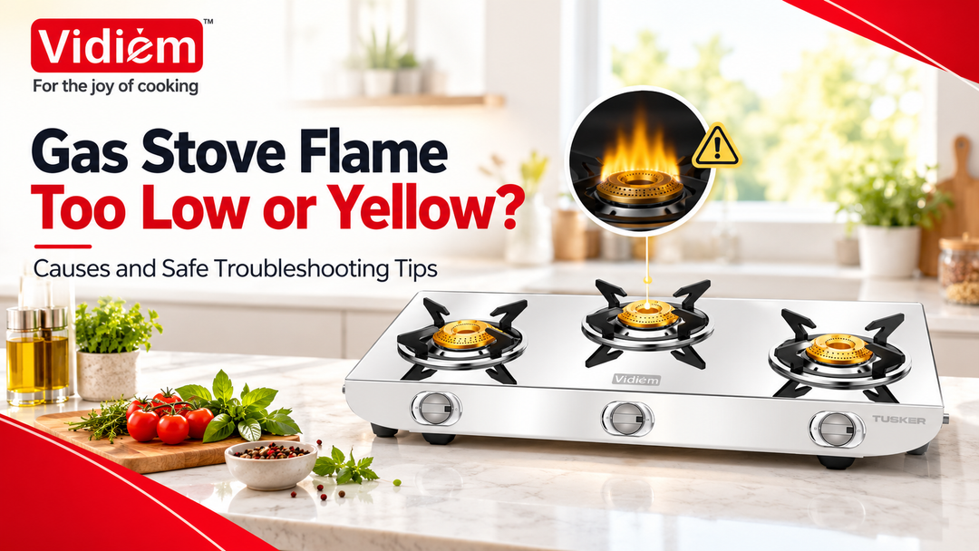 Gas Stove Flame Too Low or Yellow? Causes and Safe Troubleshooting Tips