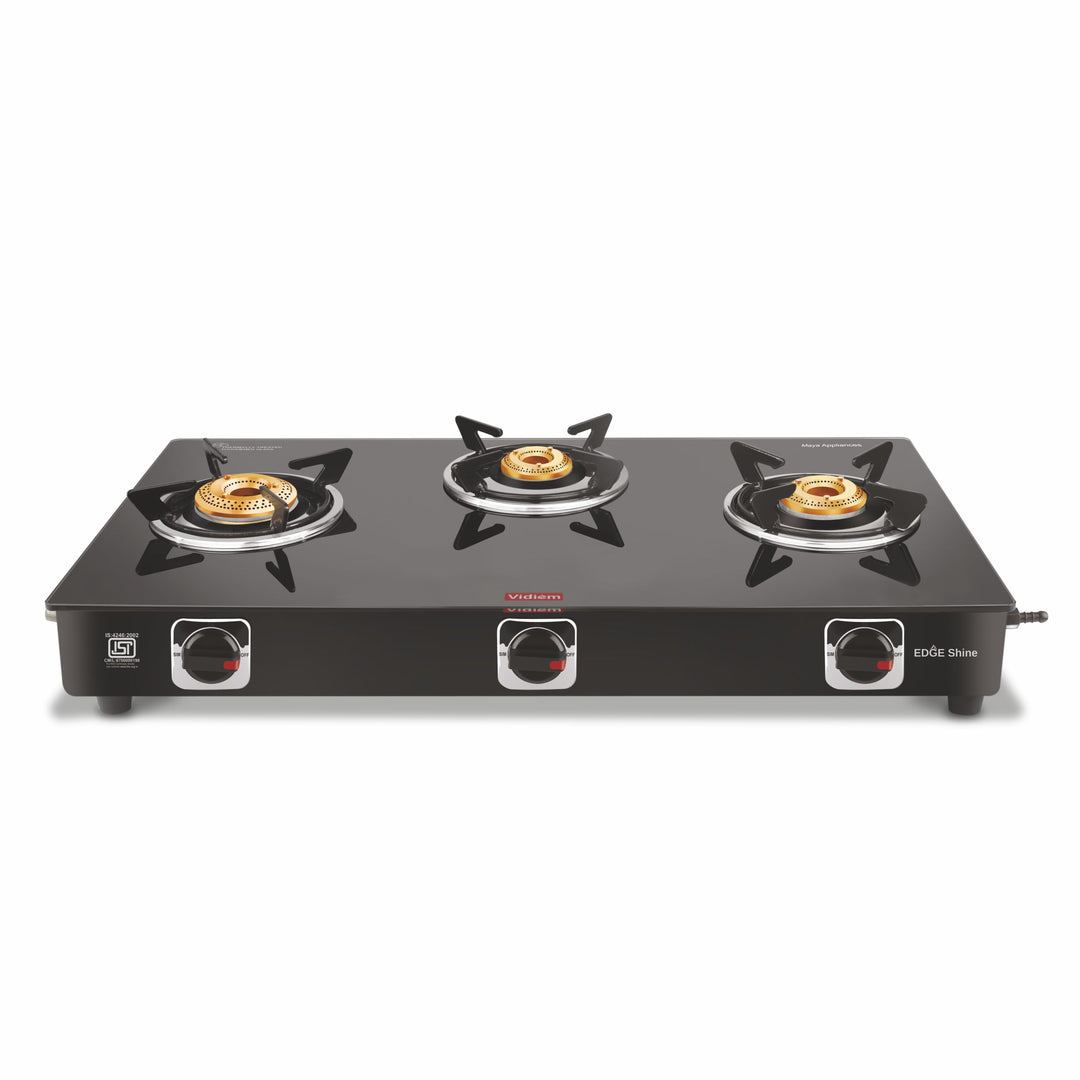 VIDIEM EDGE SHINE 2 BURNER GAS STOVE