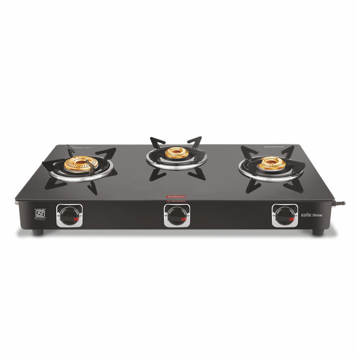 VIDIEM EDGE SHINE 3 BURNER GAS STOVE