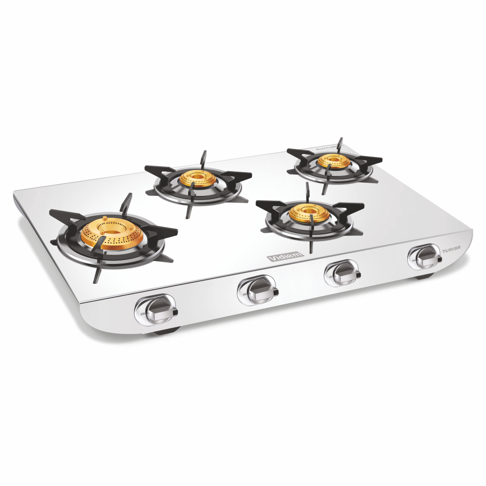 Vidiem Tusker 4 Burner ZZ Gas Stove