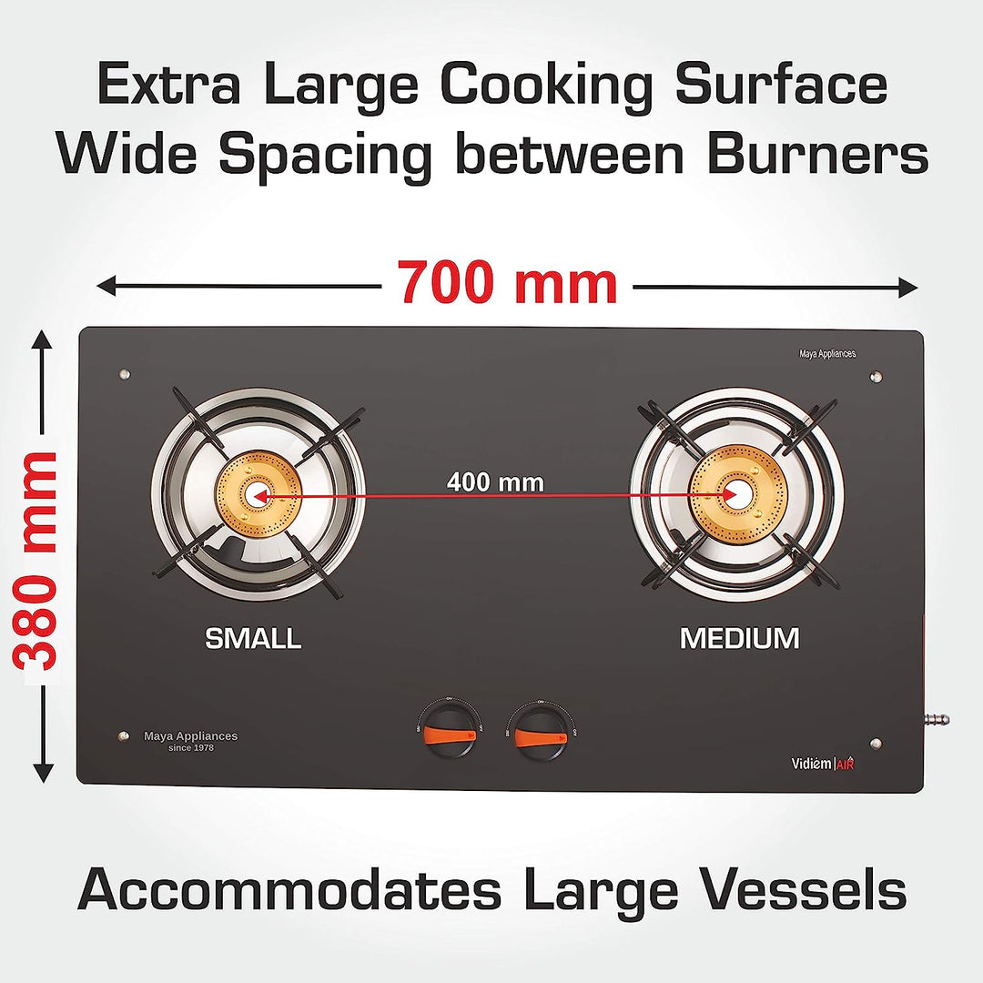 VIDIEM AIR PLUS 2 BURNER - AUTO IGNITION