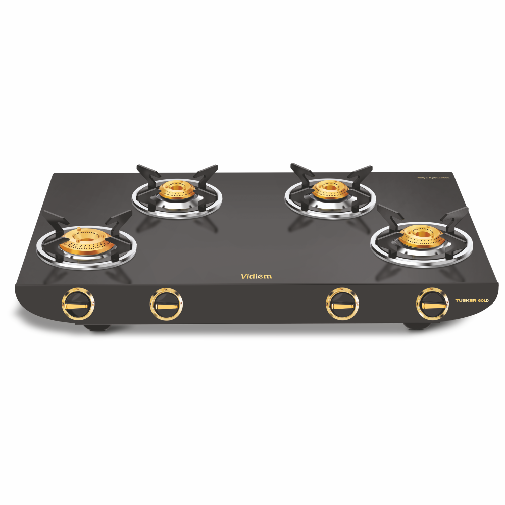 Vidiem tusker gold 4 burner gas stove 