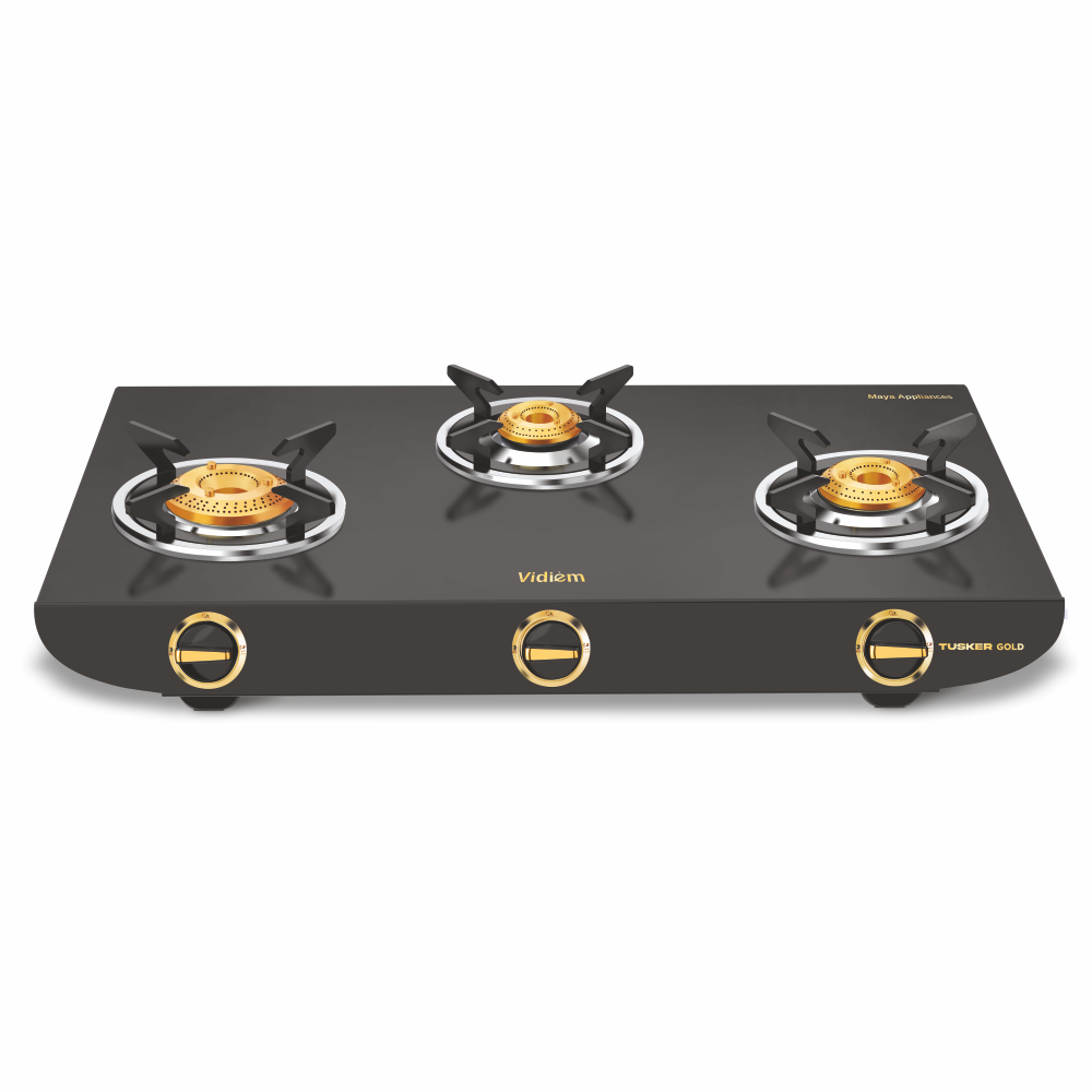 Tusker Gold 3 Burner SS Gas Stove