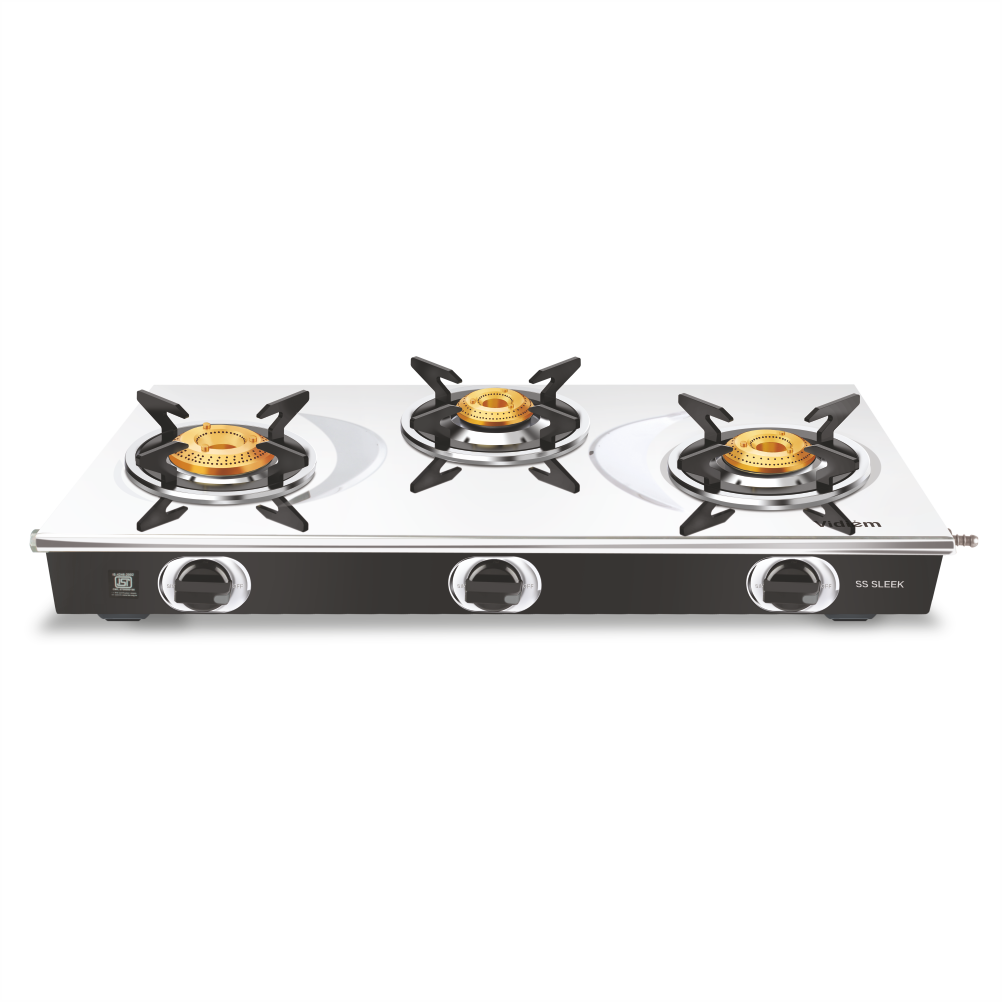 Vidiem SS sleek 3 Burner Gas Stove