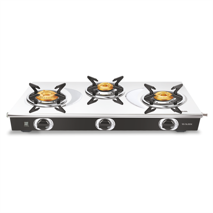 Vidiem SS sleek 3 Burner Gas Stove