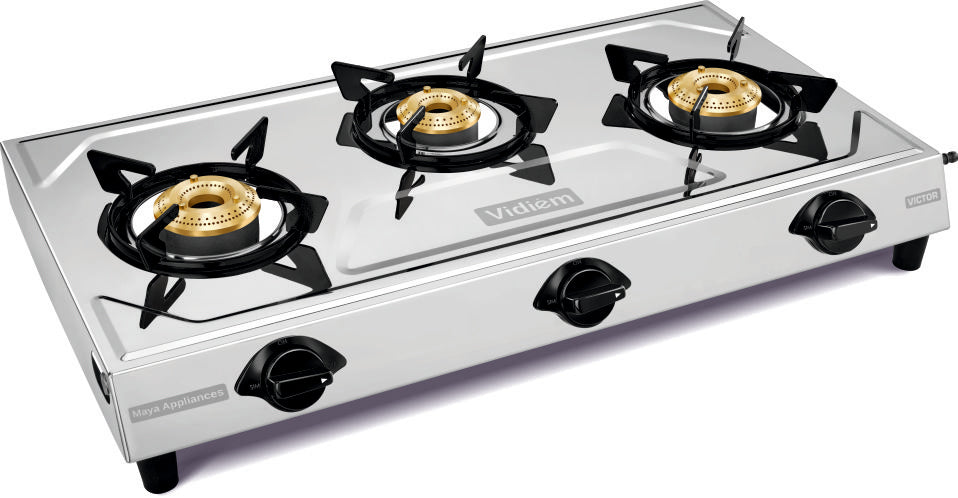 VIDIEM VICTOR 3 BURNER GAS STOVE