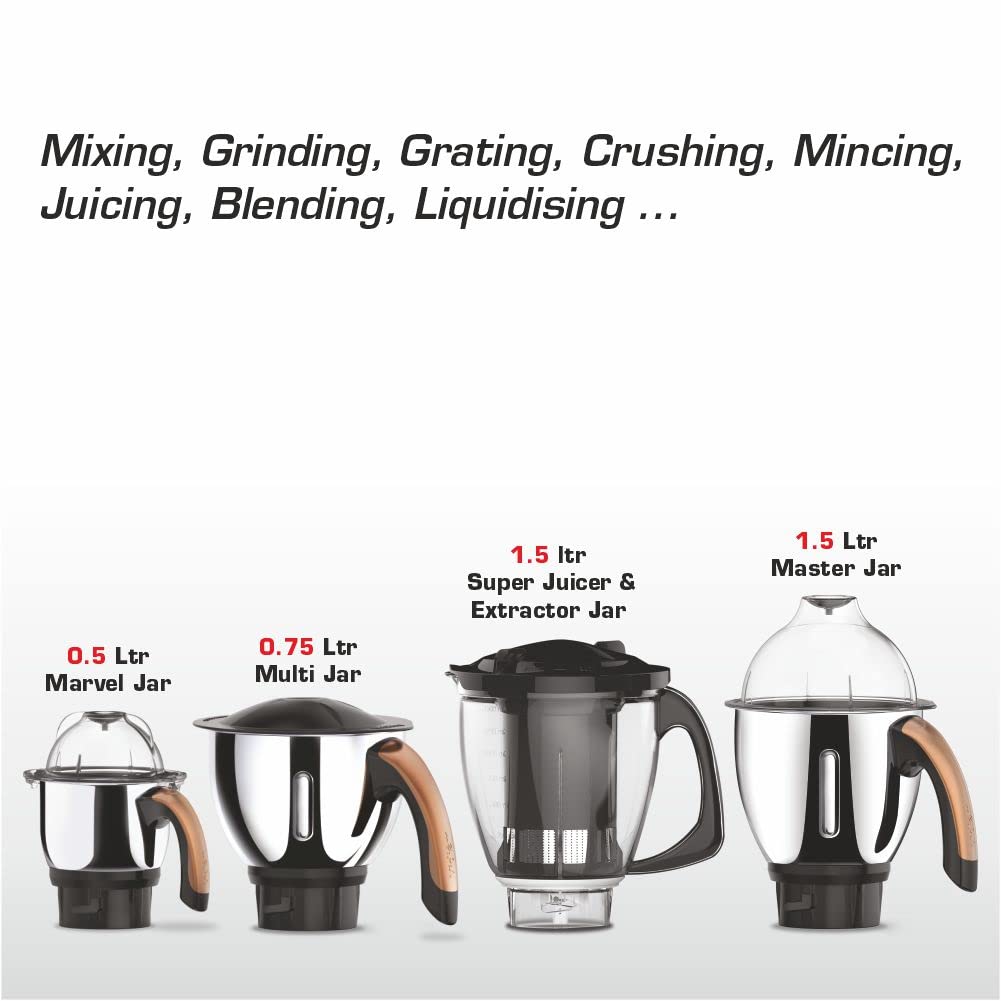 VIDIEM METALLICA BRONZE 1000W MIXER GRINDER