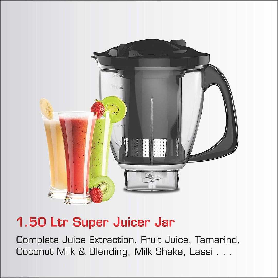 Vidiem Eva Premium 750W Mixer Grinder with 5 Jars (Lavendar)