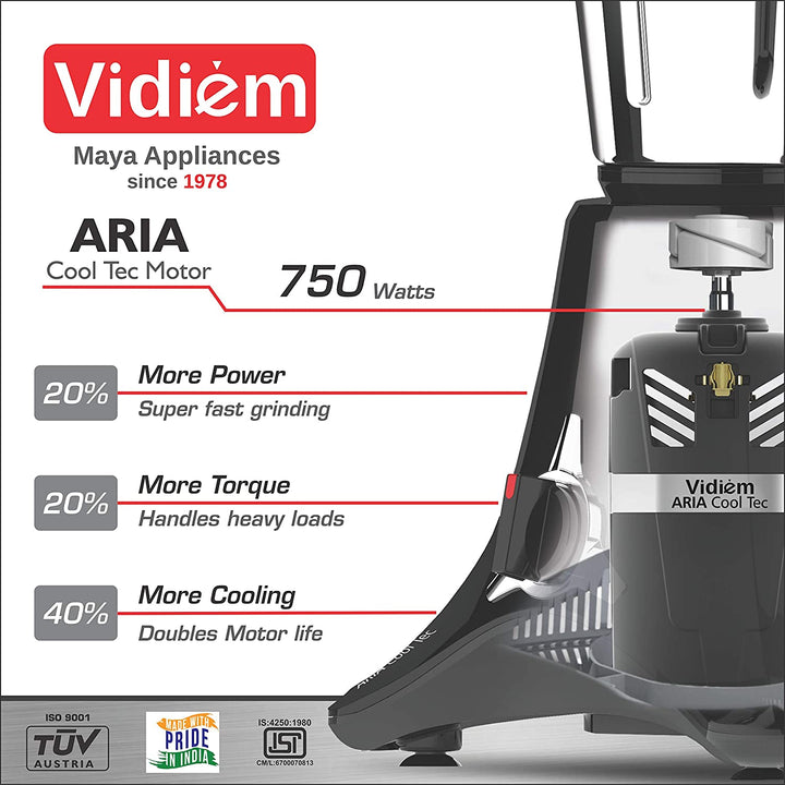 VIDIEM VSTAR PREMIUM 750W MIXER GRINDER