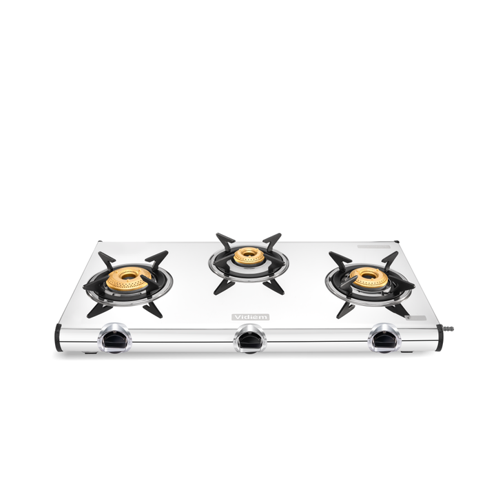 VIDIEM CURVE 3 BURNER GAS STOVE