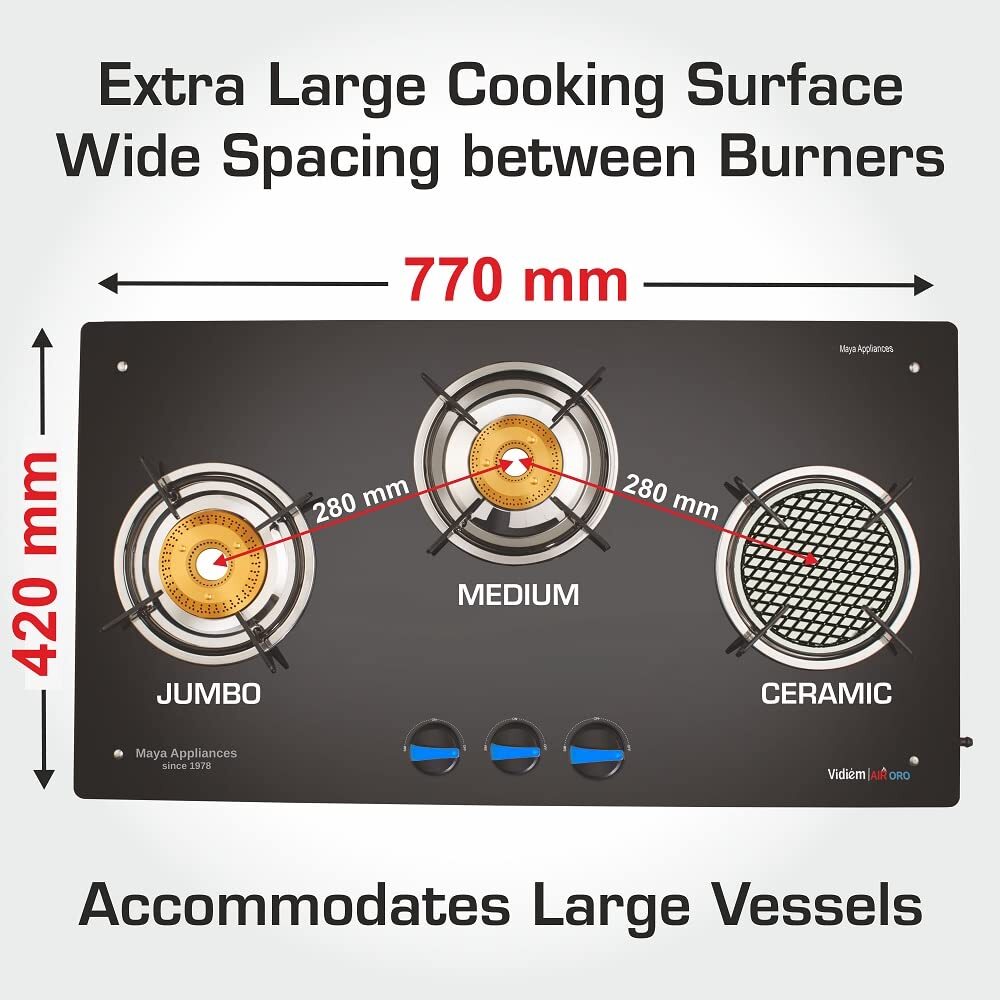 Gas stove surface image 