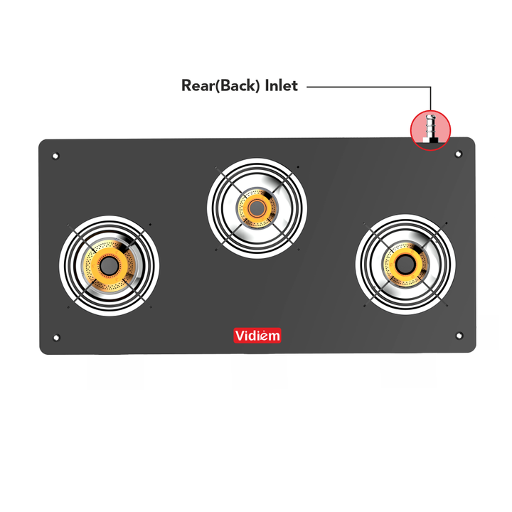 VIDIEM AIR PLUS 3 BURNER GAS STOVE