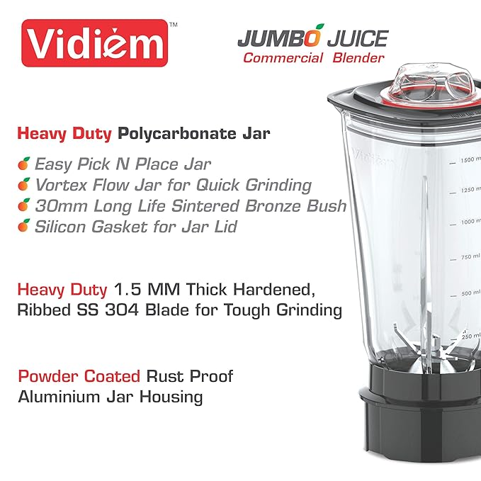 VIDIEM JUMBO JUICER 1000W MIXER GRINDER