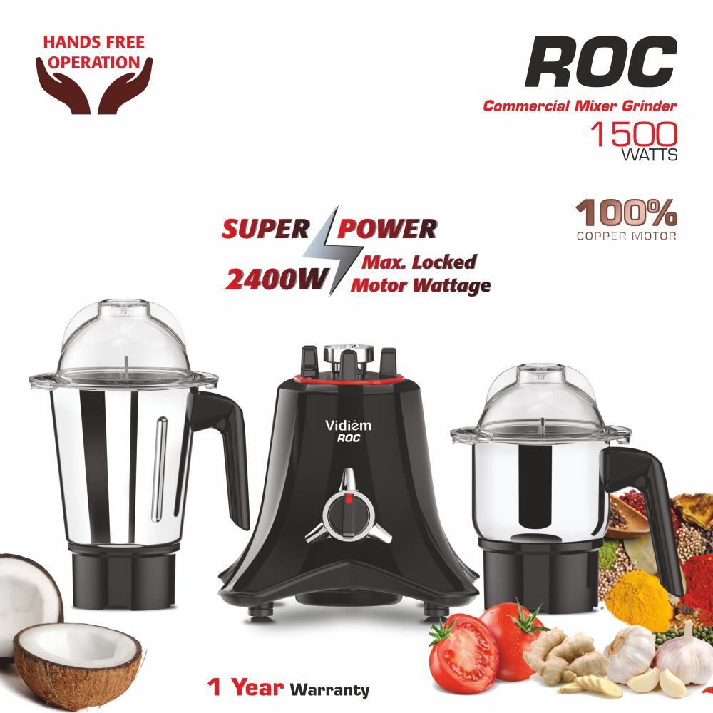 VIDIEM ROC 1500W MIXER GRINDER