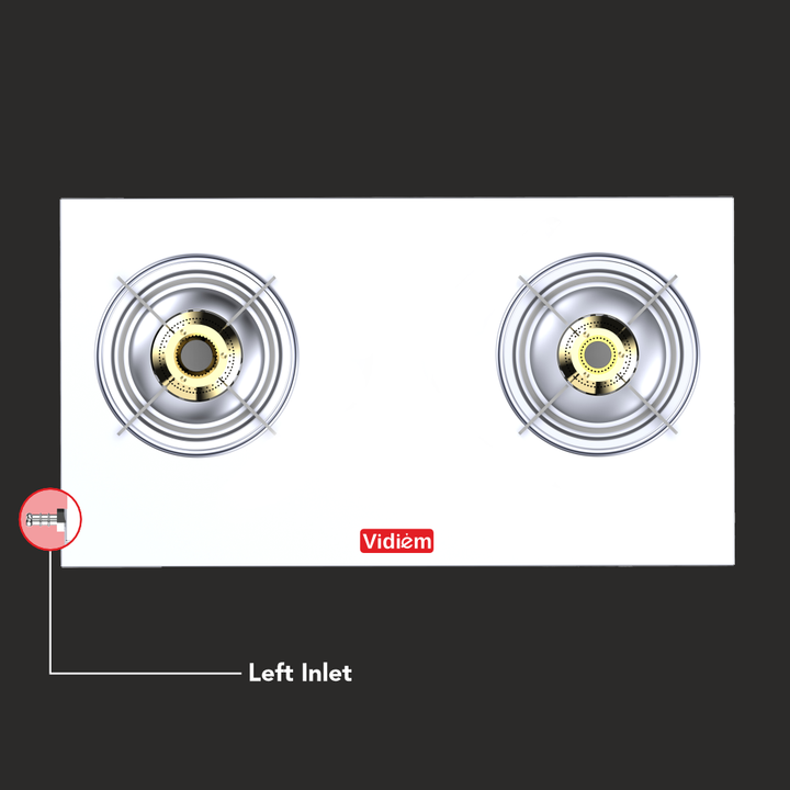 VIDIEM VECTOR NERO 2 BURNER GAS STOVE