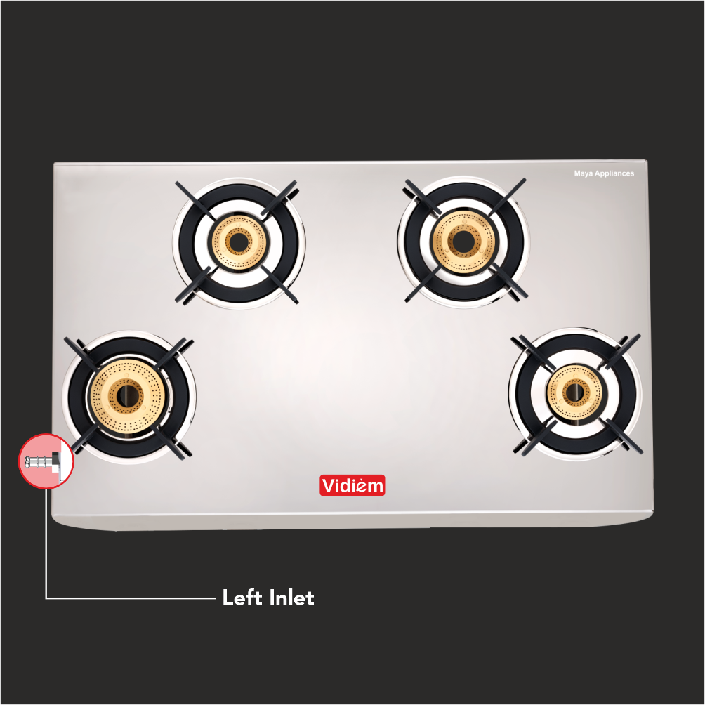 VIDIEM TUSKER 4 BURNER GAS STOVE