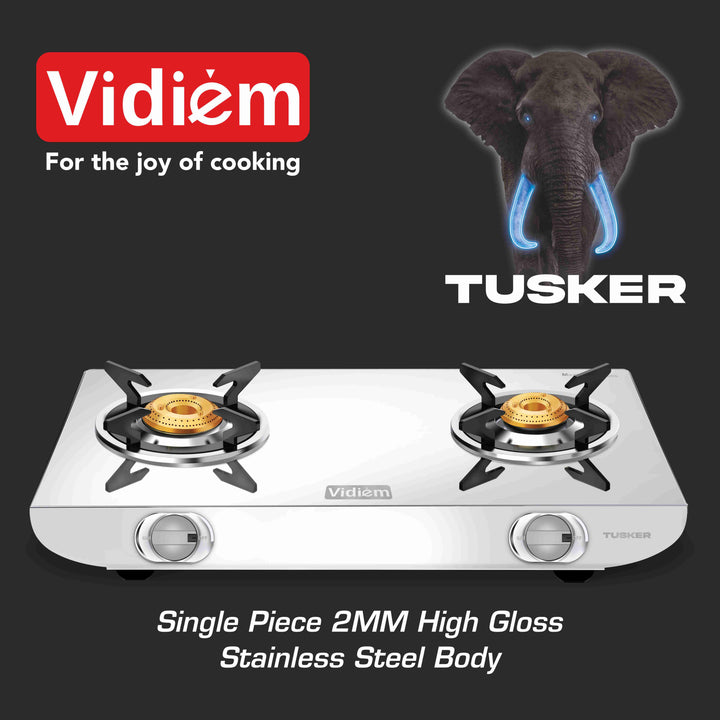 VIDIEM TUSKER 2 BURNER GAS STOVE