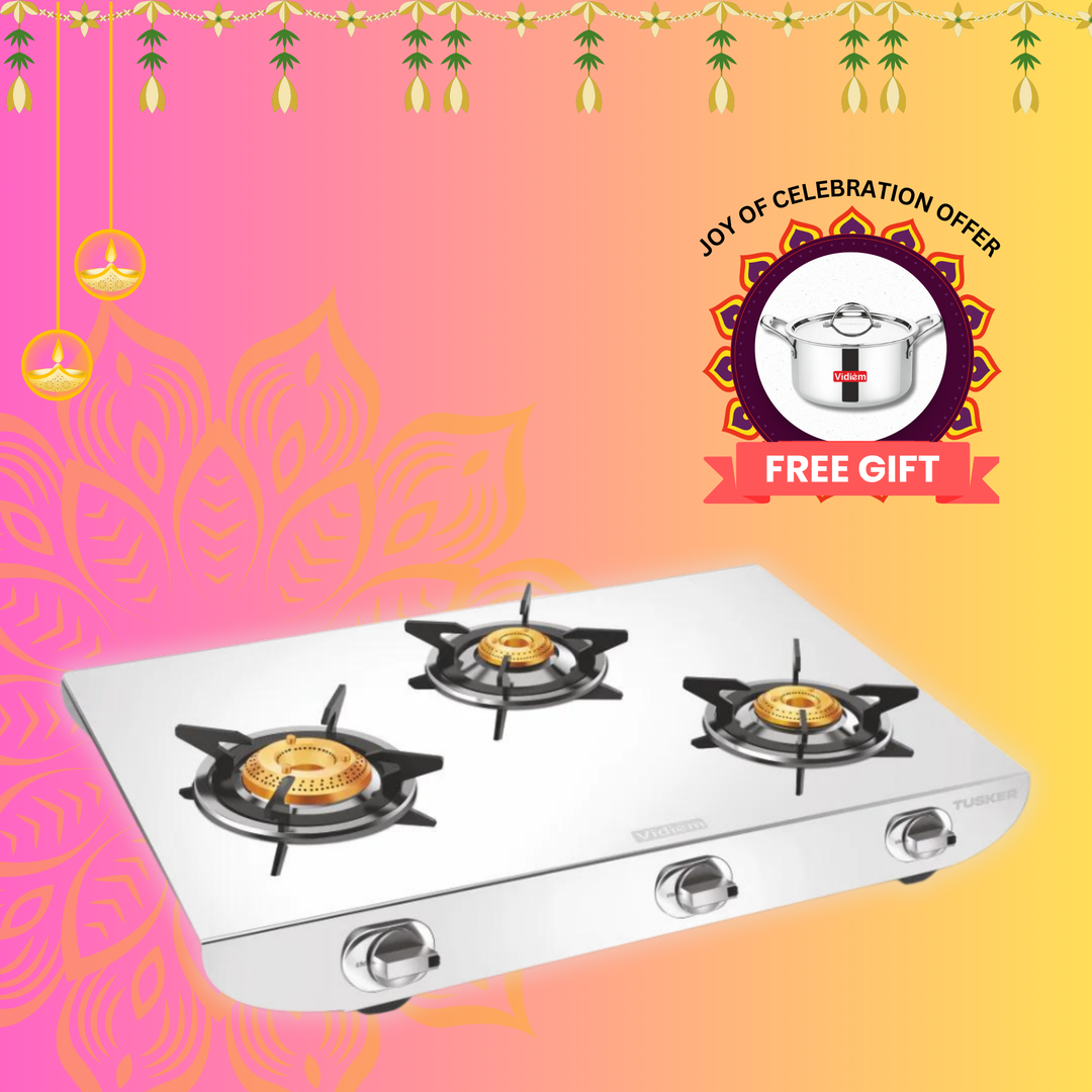 VIDIEM TUSKER 3 BURNER GAS STOVE