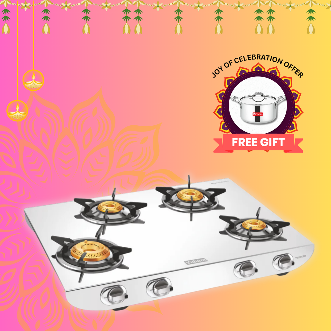 VIDIEM TUSKER 4 BURNER GAS STOVE