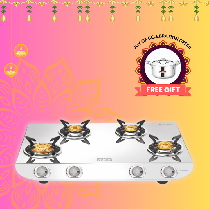 VIDIEM TUSKER 4 BURNER GAS STOVE