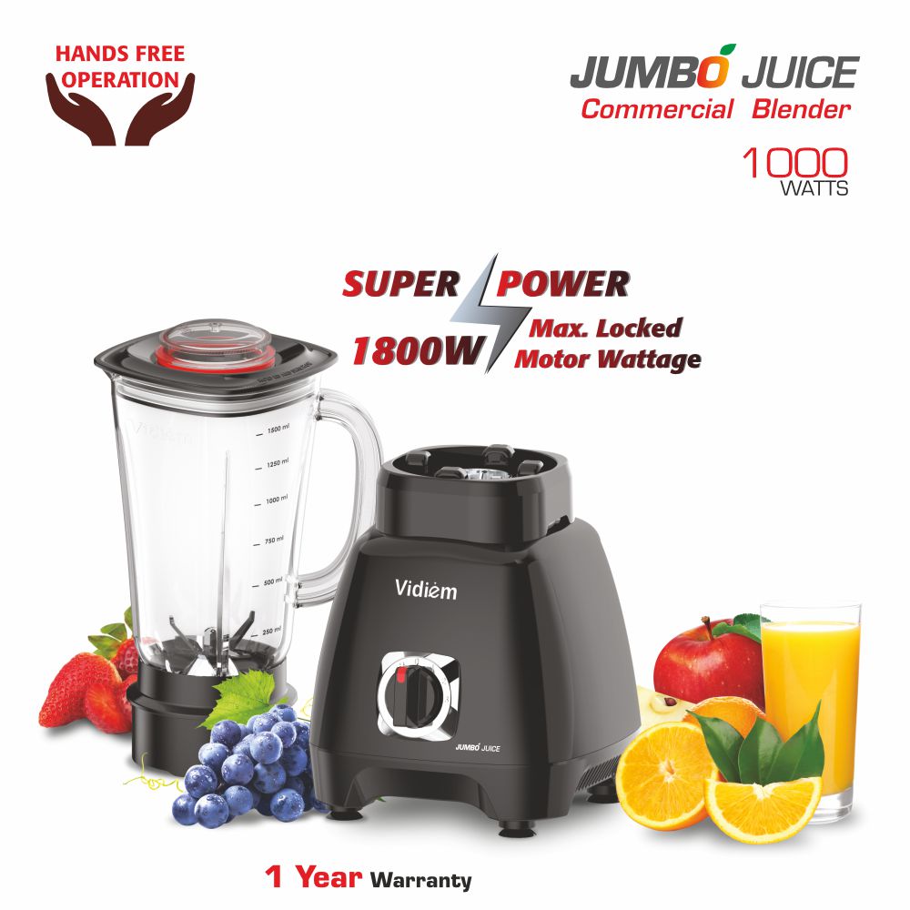 Buy Vidiem 1000W JUMBO JUICER with Juicer Jar Online at Vidiem Store Vidiem Stores