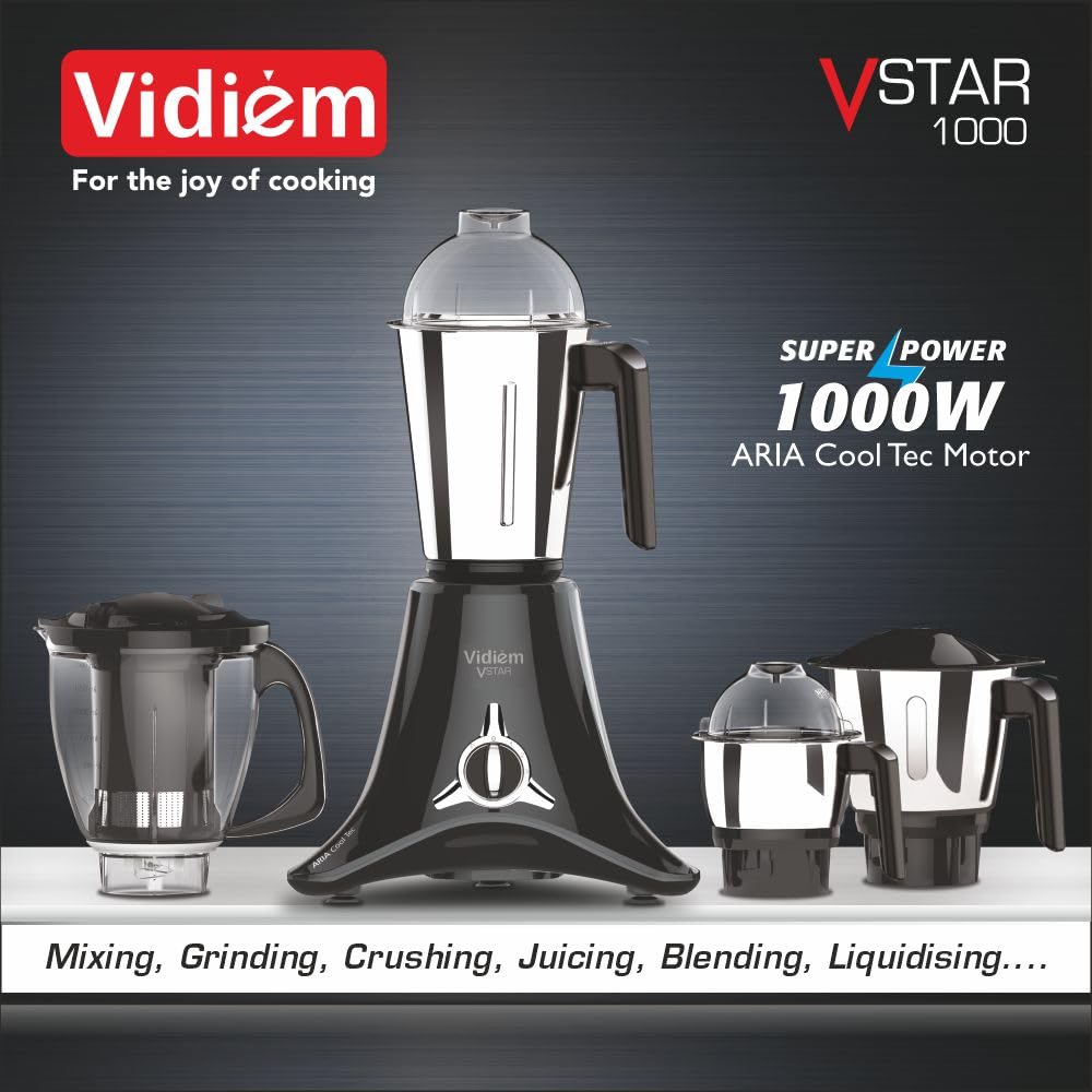 VIDIEM VSTAR 1000W MIXER GRINDER