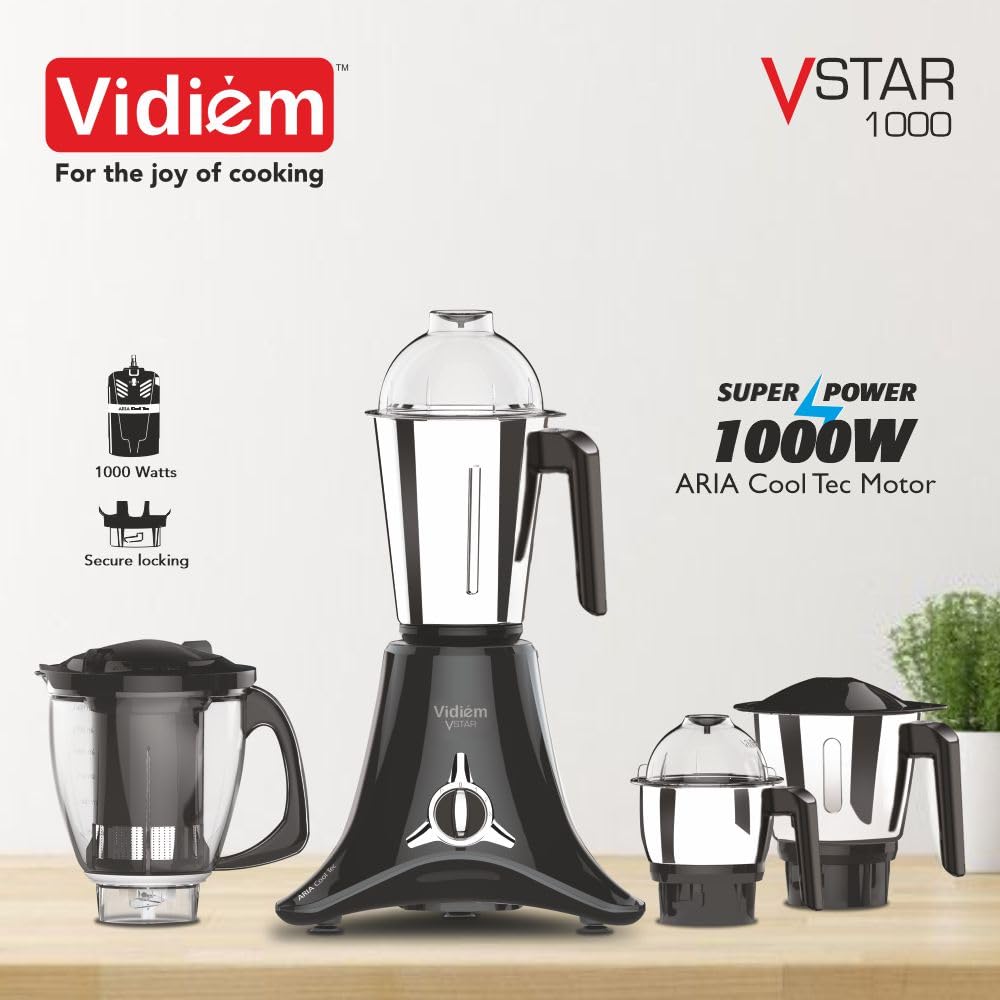 VIDIEM VSTAR 1000W MIXER GRINDER