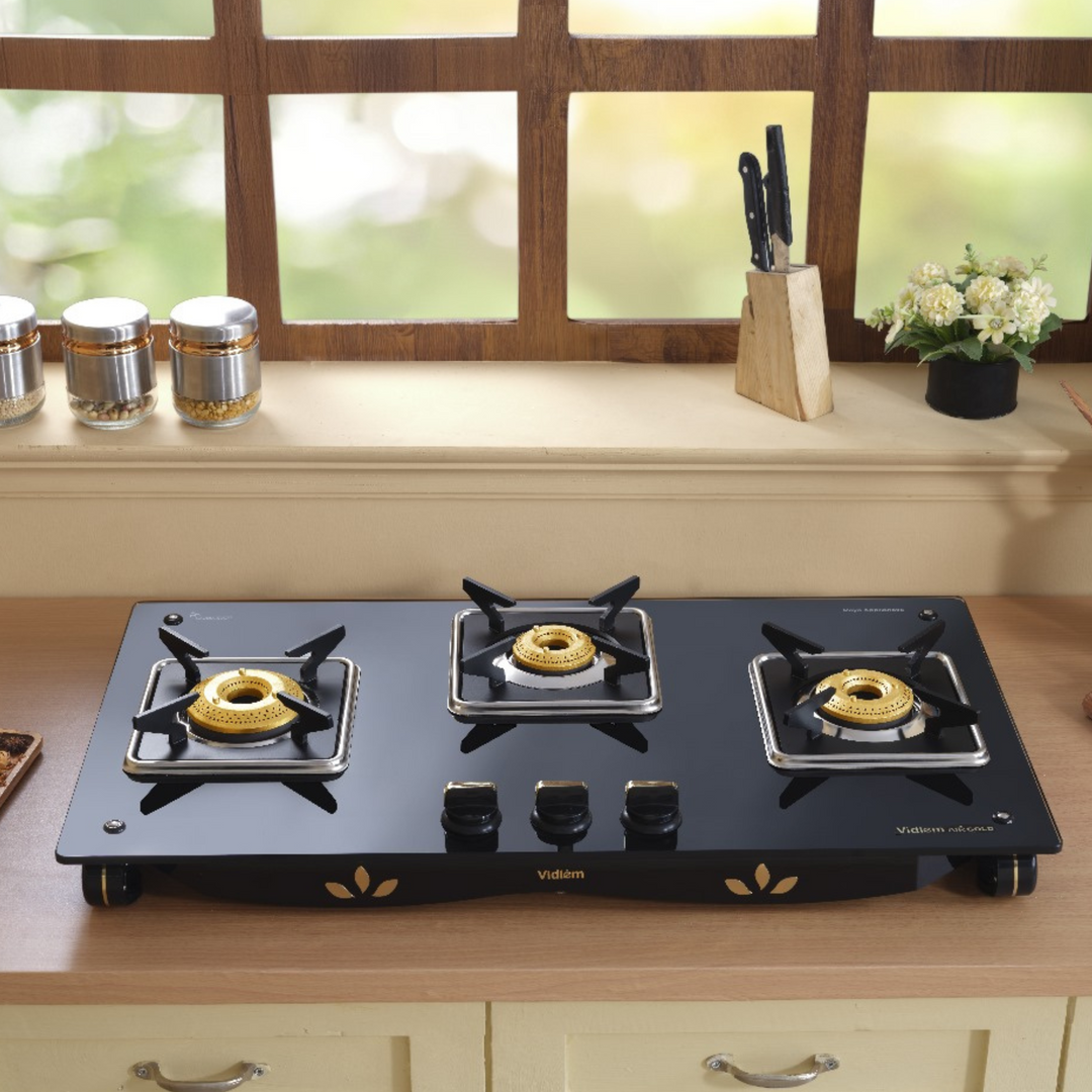 Vidiem Air Gold 3 Burner Gas Stove