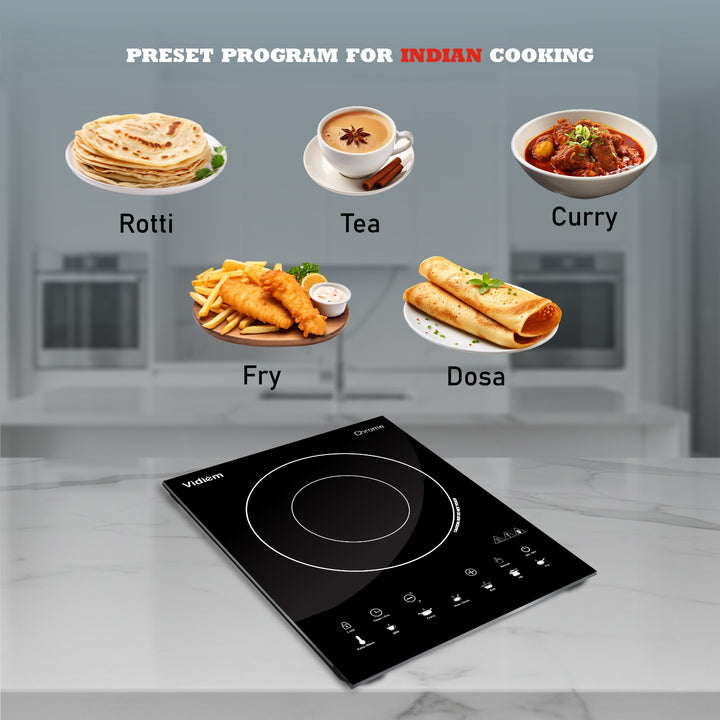 Vidiem Chrome 2100W Induction preset program