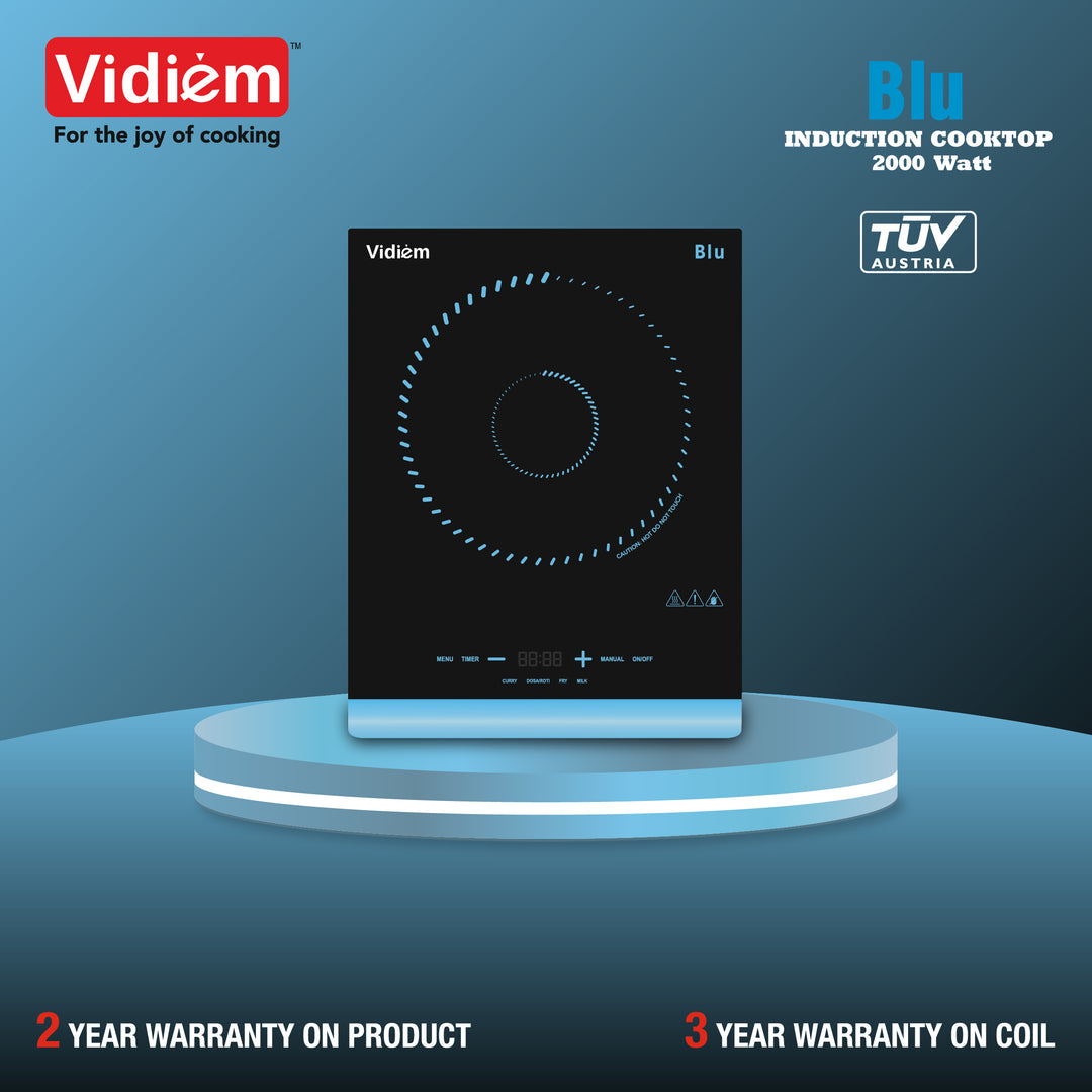 Vidiem INDUCTION COOKTOP-2000 W-BLU