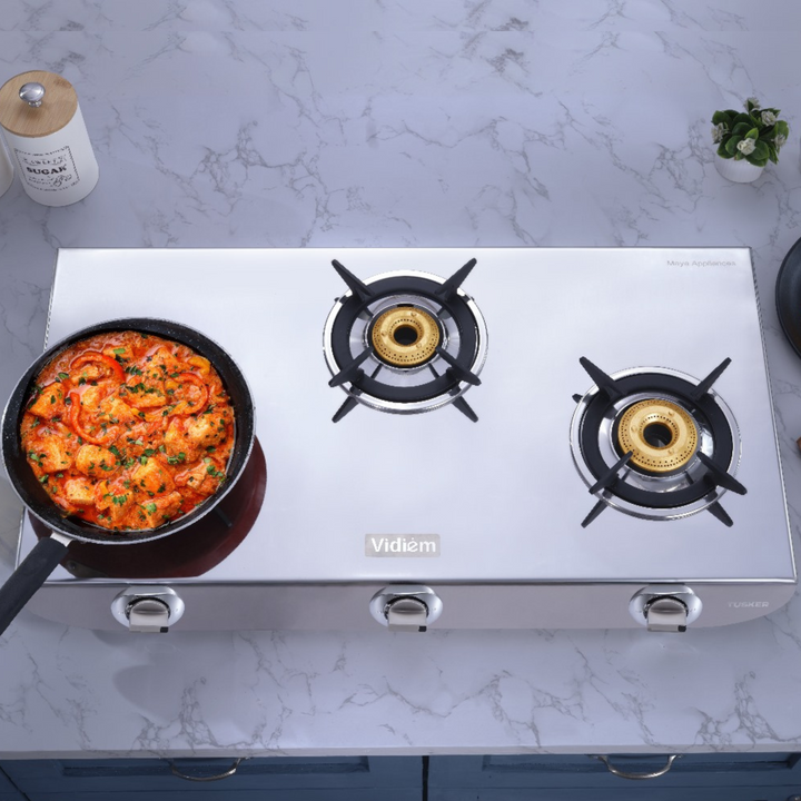 VIDIEM TUSKER 3 BURNER GAS STOVE