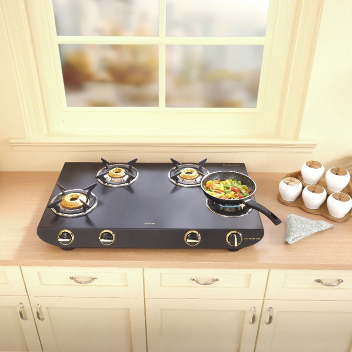 VIDIEM TUSKER GOLD 4 BURNER GAS STOVE