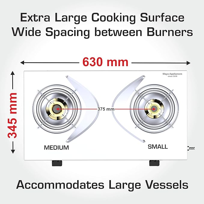 VIDIEM VIVA SS 2 BURNER GAS STOVE