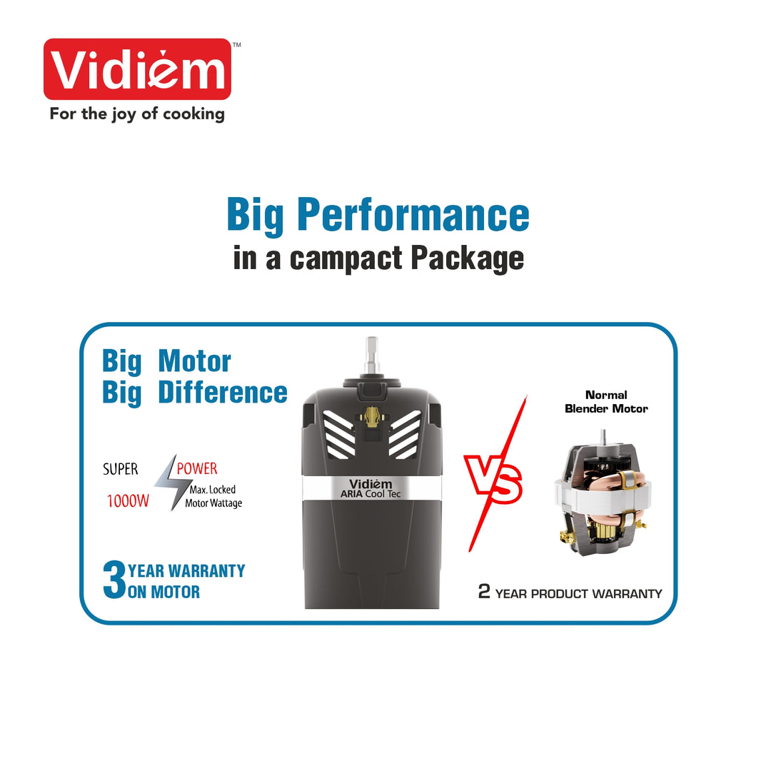 Vidiem Vita 500W Personal Blender Motor Specs