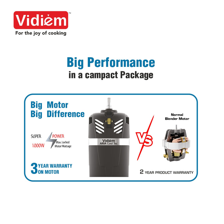 Vidiem Vita Spice 500 W Personal Blender motor