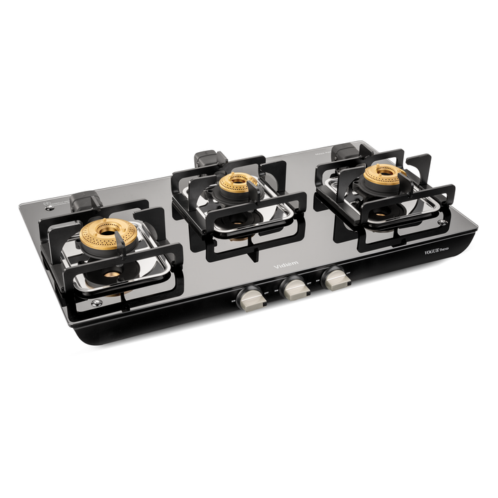 VIDIEM VOGUE TREND 3 BURNER GAS STOVE