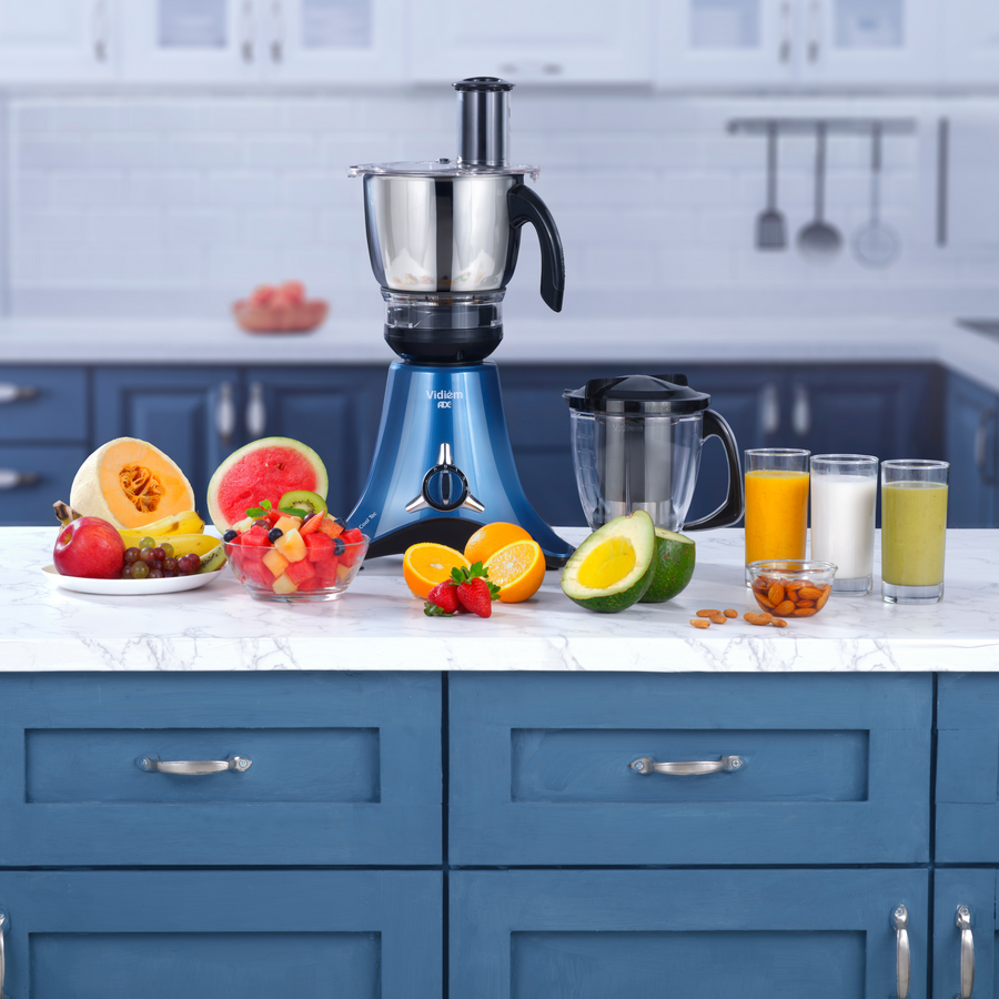 VIDIEM VSTAR ADC AZURE BLUE 1000W MIXER GRINDER Vidiem Stores