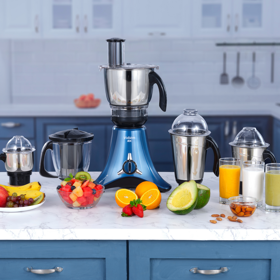 VIDIEM VSTAR ADC AZURE BLUE 1000W MIXER GRINDER Vidiem Stores