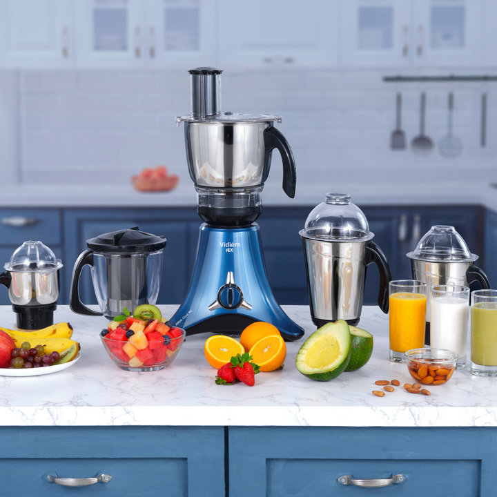 VIDIEM VSTAR ADC AZURE BLUE 1000W MIXER GRINDER