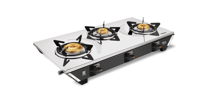 VIDIEM VIVA SS 3 BURNER GAS STOVE