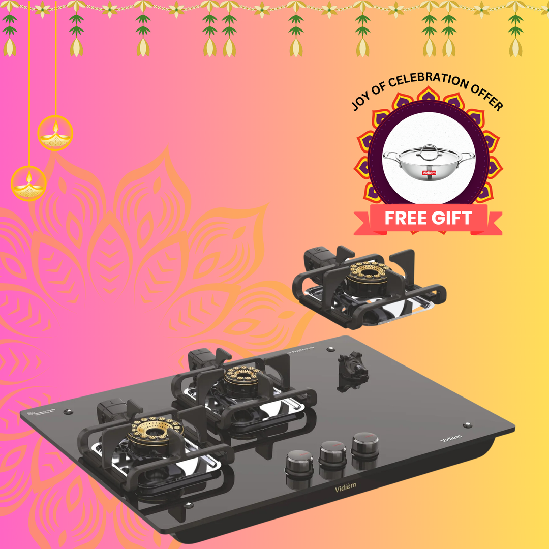 VIDIEM VOGUE V1 3-BURNER GAS COOKTOP