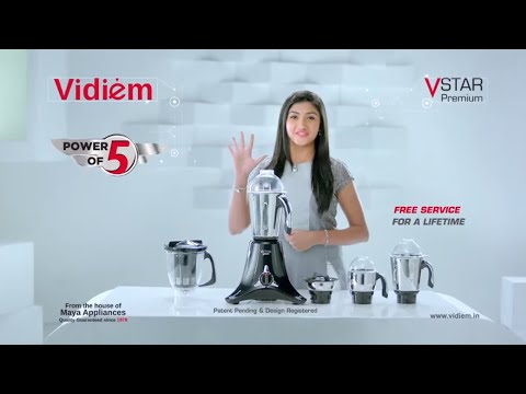 VIDIEM VSTAR PREMIUM 750W MIXER GRINDER